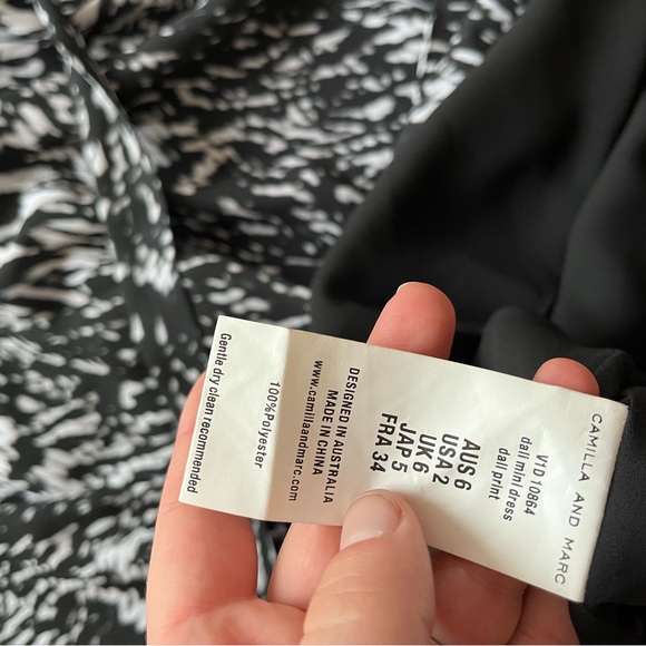 Camilla and Marc Dali mini dress size 6 - Picture 9 of 12